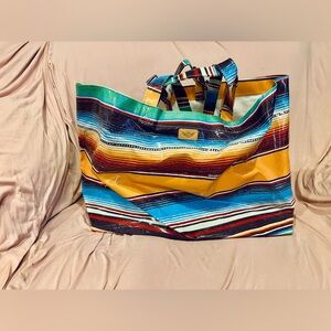 Consuela Multicolor Striped Tote Bag
